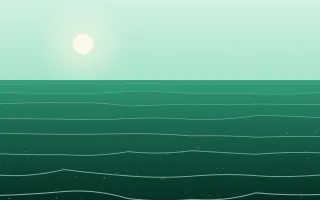 Emerald Cove II — light green tropical background, variation II