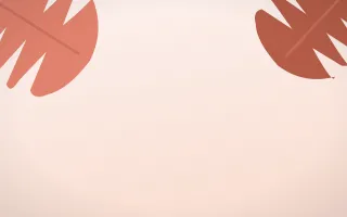 Guava Grove — light red and white tropical background