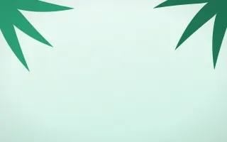 Island Noon II — light green and white tropical background, variation II