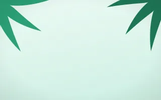 Island Noon III — light green and white tropical background, variation III