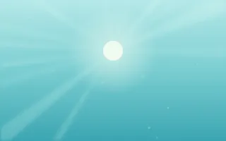 Lagoon Morning — light teal tropical background