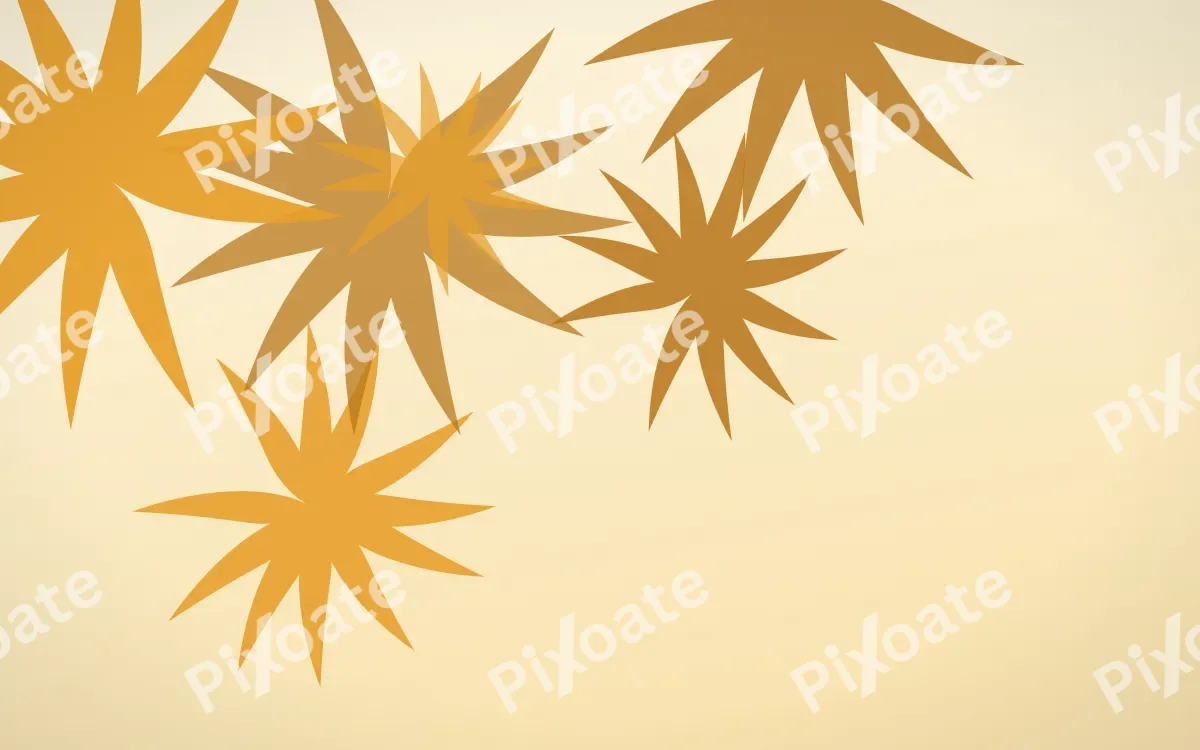 Mango Grove — colourful orange, brown and beige tropical background