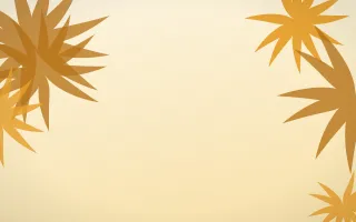 Mango Grove III — colourful orange, brown and beige tropical background, variation III