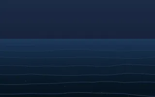 Midnight Tide III — dark blue tropical background, variation III