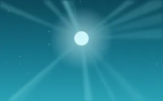 Reef Glow — dark teal tropical background