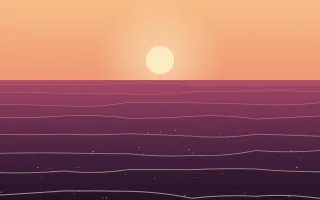 Sunset Surf — colourful pink and orange tropical background