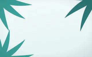 Surf Shack Palms II — light teal and white tropical background, variation II