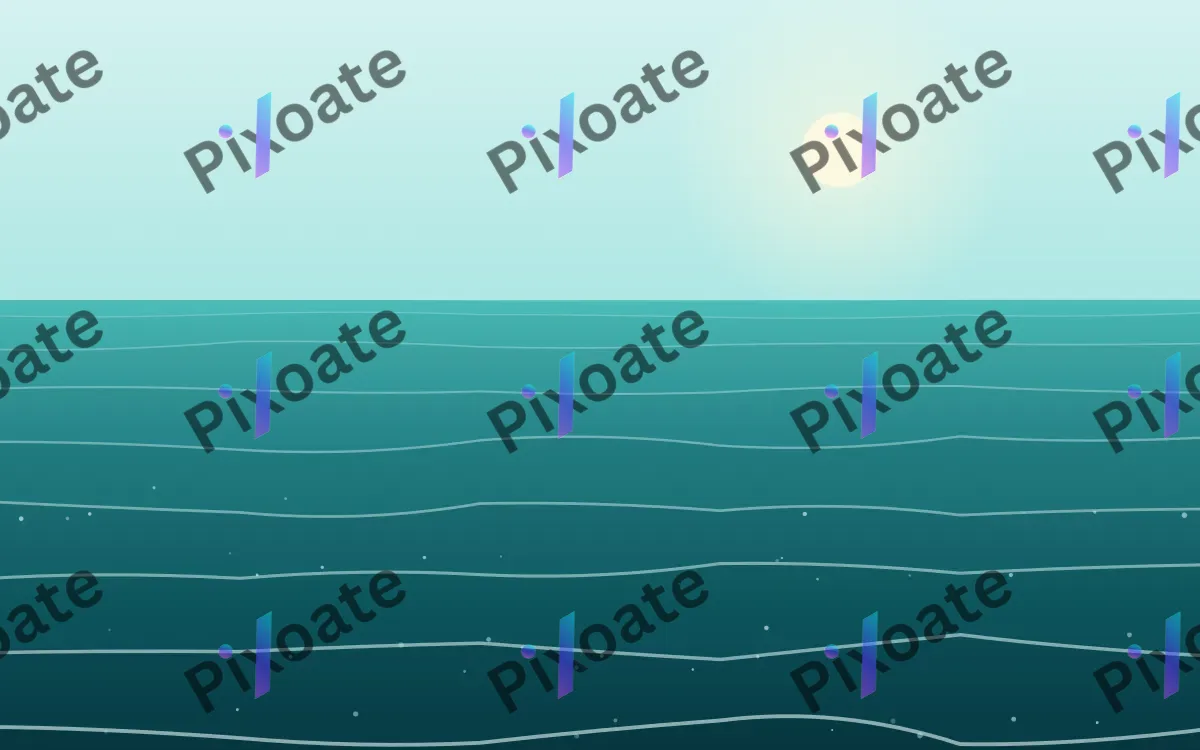 Turquoise Shallows — light teal tropical background