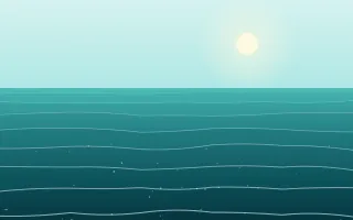 Turquoise Shallows II — light teal tropical background, variation II