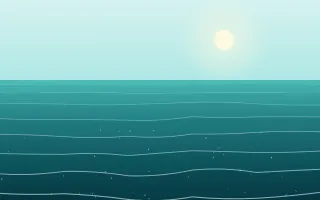 Turquoise Shallows III — light teal tropical background, variation III