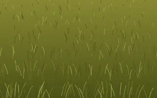 Autumn Lawn III — colourful yellow turf background, variation III