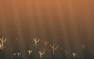 Autumn Glow Underwater IX — colourful orange, brown and grey underwater background, variation IX