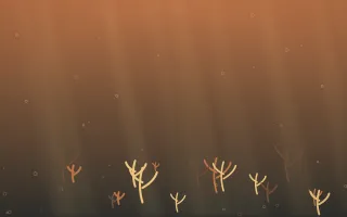 Autumn Glow Underwater V — colourful orange, brown and grey underwater background, variation V