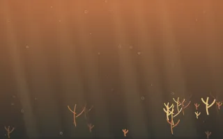 Autumn Glow Underwater VII — colourful orange, brown and grey underwater background, variation VII