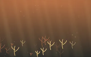 Autumn Glow Underwater X — colourful orange, brown and grey underwater background, variation X