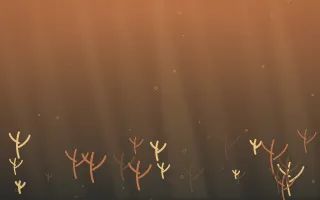 Autumn Glow Underwater XI — colourful orange, brown and grey underwater background, variation XI