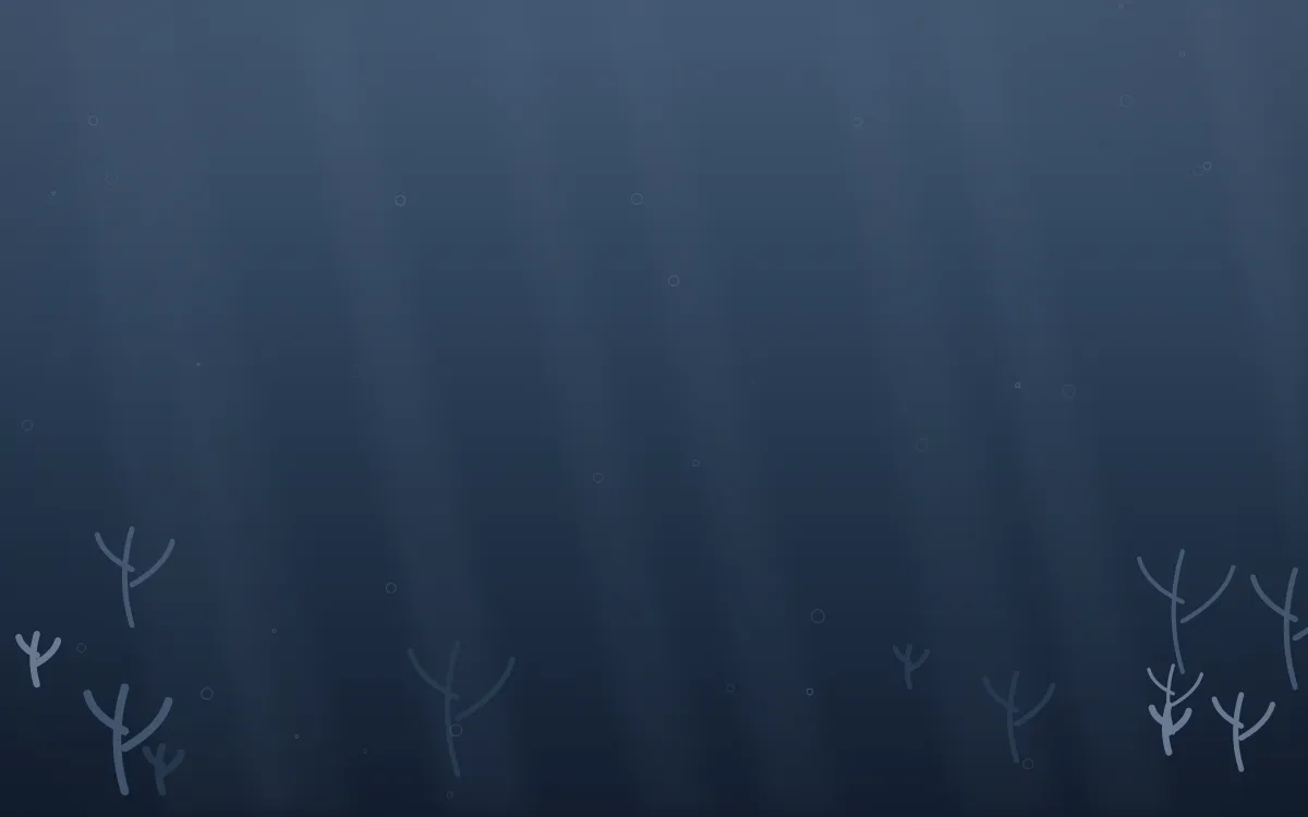 Blue Hour Underwater — dark blue underwater background