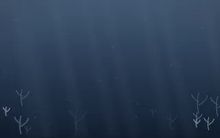 Blue Hour Underwater — dark blue underwater background