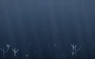 Blue Hour Underwater II — dark blue underwater background, variation II