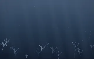 Blue Hour Underwater IX — dark blue underwater background, variation IX