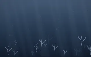 Blue Hour Underwater X — dark blue underwater background, variation X