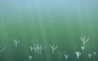 Clear Day Underwater XI — light blue and green underwater background, variation XI