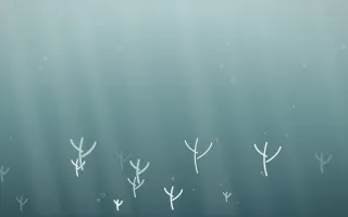 Coastal Mist Underwater II — light white and teal underwater background, variation II