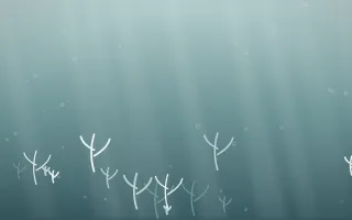 Coastal Mist Underwater III — light white and teal underwater background, variation III