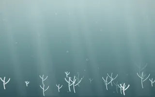 Coastal Mist Underwater IX — light white and teal underwater background, variation IX