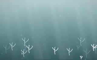 Coastal Mist Underwater V — light white and teal underwater background, variation V