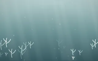 Coastal Mist Underwater VI — light white and teal underwater background, variation VI
