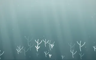 Coastal Mist Underwater X — light white and teal underwater background, variation X