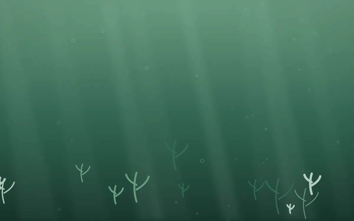 Emerald Mist Underwater — dark green underwater background
