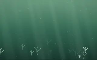 Emerald Mist Underwater — dark green underwater background