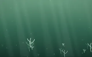 Emerald Mist Underwater II — dark green underwater background, variation II