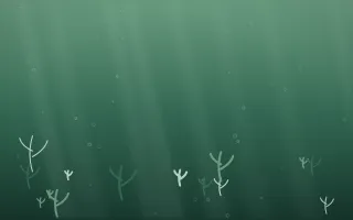 Emerald Mist Underwater III — dark green underwater background, variation III