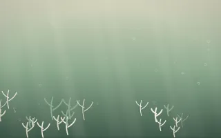First Light Underwater IX — light beige and green underwater background, variation IX