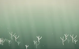 First Light Underwater VII — light beige and green underwater background, variation VII