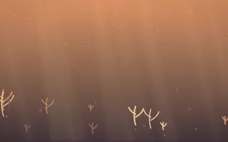 Golden Hour Underwater — colourful orange and pink underwater background