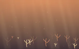 Golden Hour Underwater III — colourful orange and pink underwater background, variation III