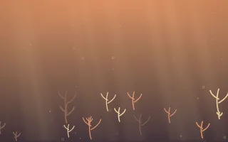 Golden Hour Underwater IV — colourful orange and pink underwater background, variation IV