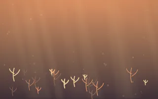 Golden Hour Underwater VII — colourful orange and pink underwater background, variation VII
