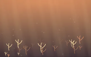 Golden Hour Underwater X — colourful orange and pink underwater background, variation X