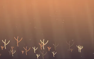 Golden Hour Underwater XI — colourful orange and pink underwater background, variation XI