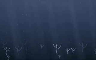 Moonlight Underwater III — dark blue underwater background, variation III