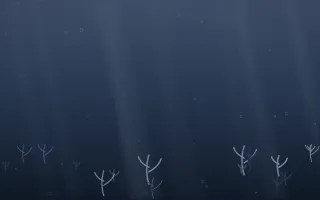 Moonlight Underwater V — dark blue underwater background, variation V
