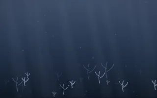 Moonlight Underwater VIII — dark blue underwater background, variation VIII