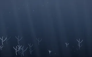 Moonlight Underwater X — dark blue underwater background, variation X