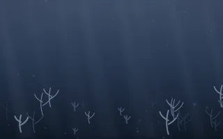 Moonlight Underwater XI — dark blue underwater background, variation XI