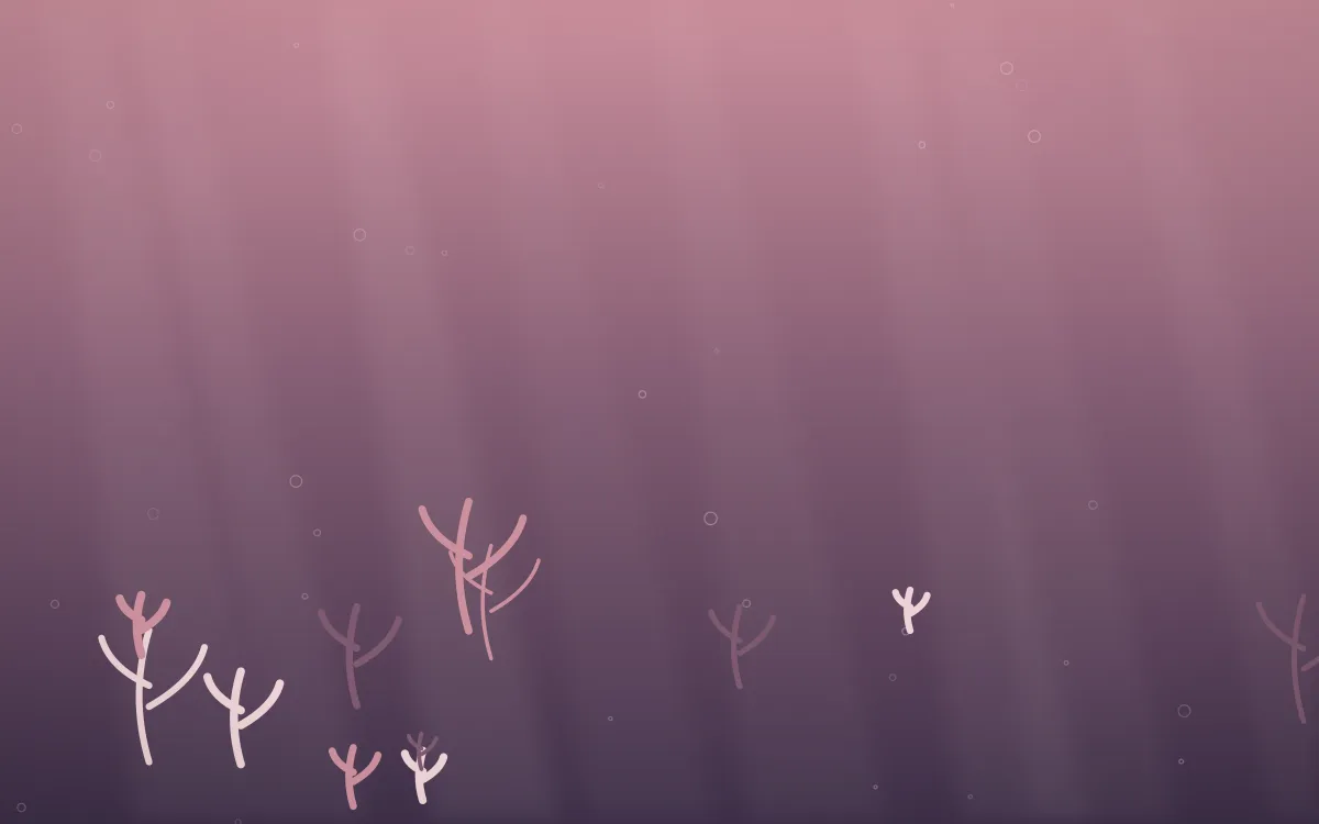 Rose Dusk Underwater — colourful red, pink and purple underwater background